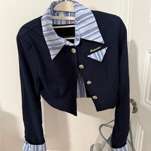 Stylish Navy Blue Women's Jacket